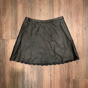 Leather skirt